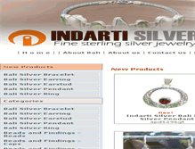 Tablet Screenshot of indartisilverbali.com